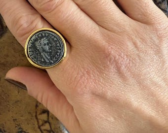 Anillo de latón hecho a mano MUHUR
