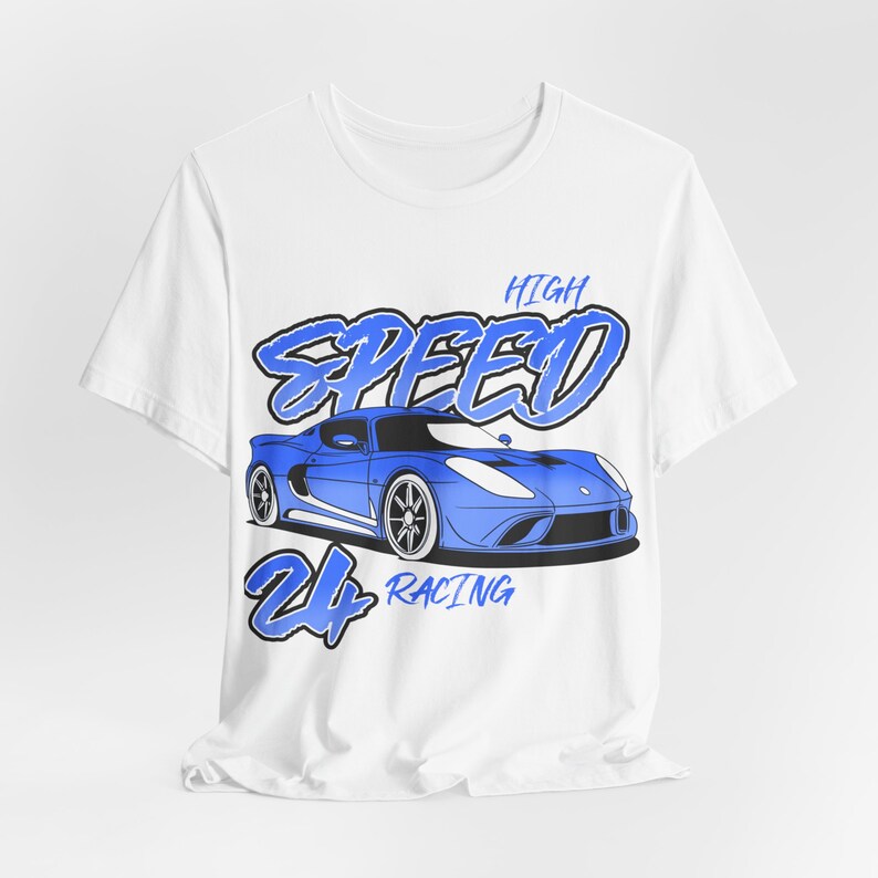 Car Race Tropical Print Shirt main image 1