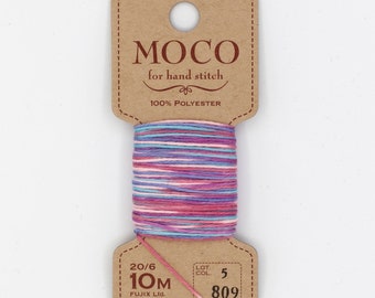 Fujix 'MOCO' Japanese Variegated Sashiko Embroidery Thread 809