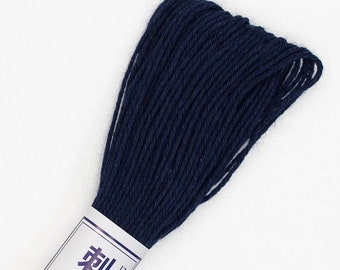 Japanese Sashiko Thread 11 DEEP INDIGO, 20m