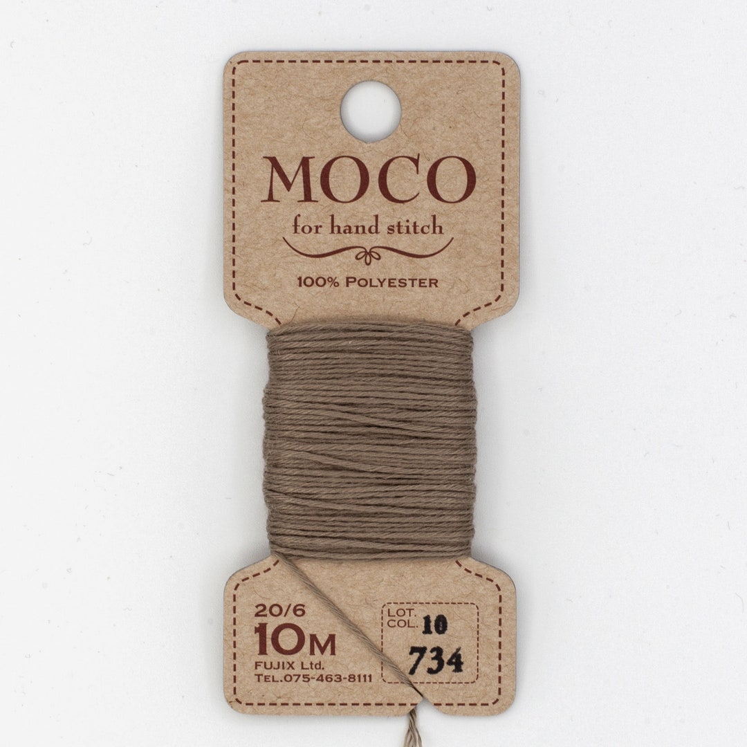 Fujix 'MOCO' Japanese Sashiko Embroidery Thread 734 Mousey UK