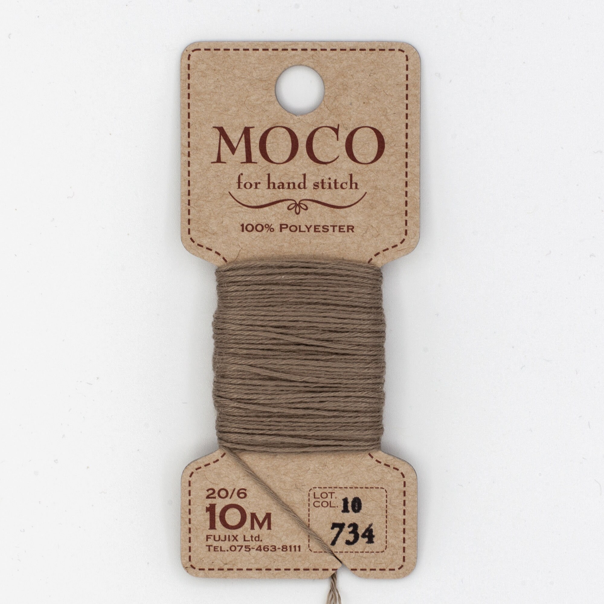 ❤️moko❤️ Fujix 'MOCO' Japanese Sashiko Embroidery Thread 734 Mousey