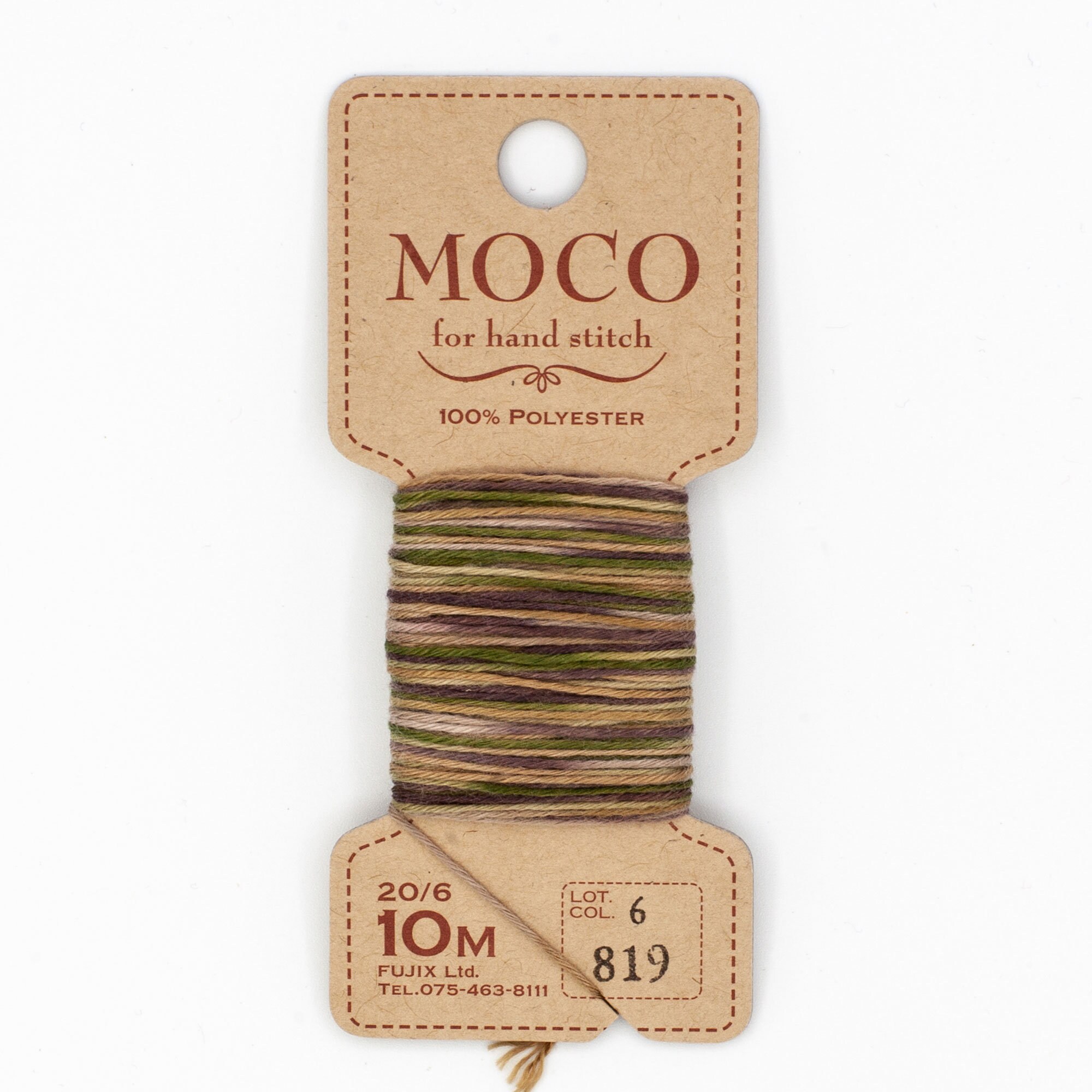 moko'sページ Fujix 'MOCO' Japanese Variegated Sashiko Embroidery Thread 819