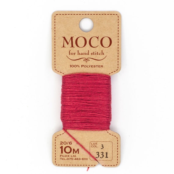 Fujix 'MOCO' Japanese Sashiko Embroidery Thread 331 Rouge