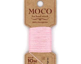 Fujix 'MOCO' Japanese Sashiko Embroidery Thread 3 Pale Pink UK SELLER