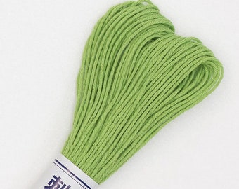 Japanese Sashiko Thread 06 SPRING GREEN, 20m