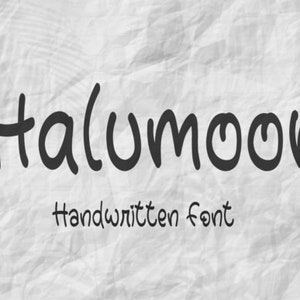 Halumoon Font, Bold Fonts for Crafters, Rustic Fonts, Bold Fonts, Farmhouse Fonts, Country Fonts, Fonts for Cricut, Procreate Fonts