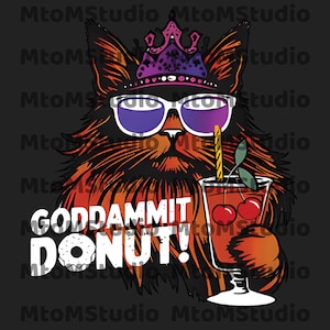 Princess Donut Comfort Colors Png, Dungeon Crawler Carl Png, Sci-Fi Book Lover Digital Png, Bookish, Dungeon crawler, New achievement Png