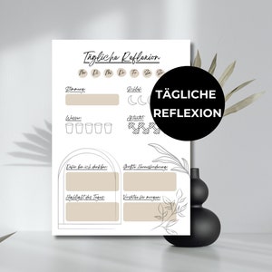 Reflexión | Reflexión diaria | Rutinas | Rastreadores | Positividad | Atención plena | Plantilla | Trabajo social | TDAH | Descarga digital | 2024