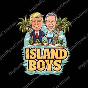 Funny Island Boys Trump Epstein png, Jeffrey Epstein Meme Digital, Anti Trump png, Trump Epstein Island png, He is on the List png