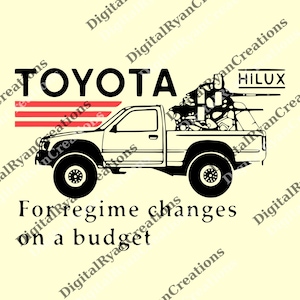 Toyota Hilux png, Toyota png, Legendary Pickup Truck png, Toyotathon png, Toyota Hilux for Regime Changes on a Budget png