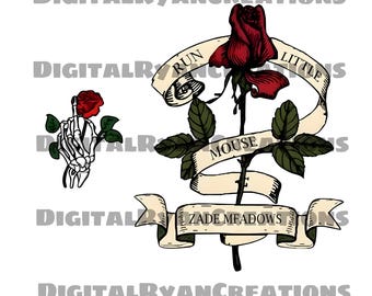 Zade Meadows Haunting Adeline png, Run Little Mouse Women's png, Zade Meadows png, Book Lovers png, Gift Bookish