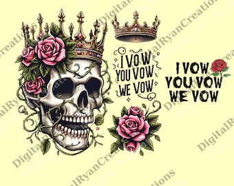 I Vow You Vow We Vow Unisex png, Bookish png, Barrington University png, Reading png, Dark Romance png, Skeleton Book png