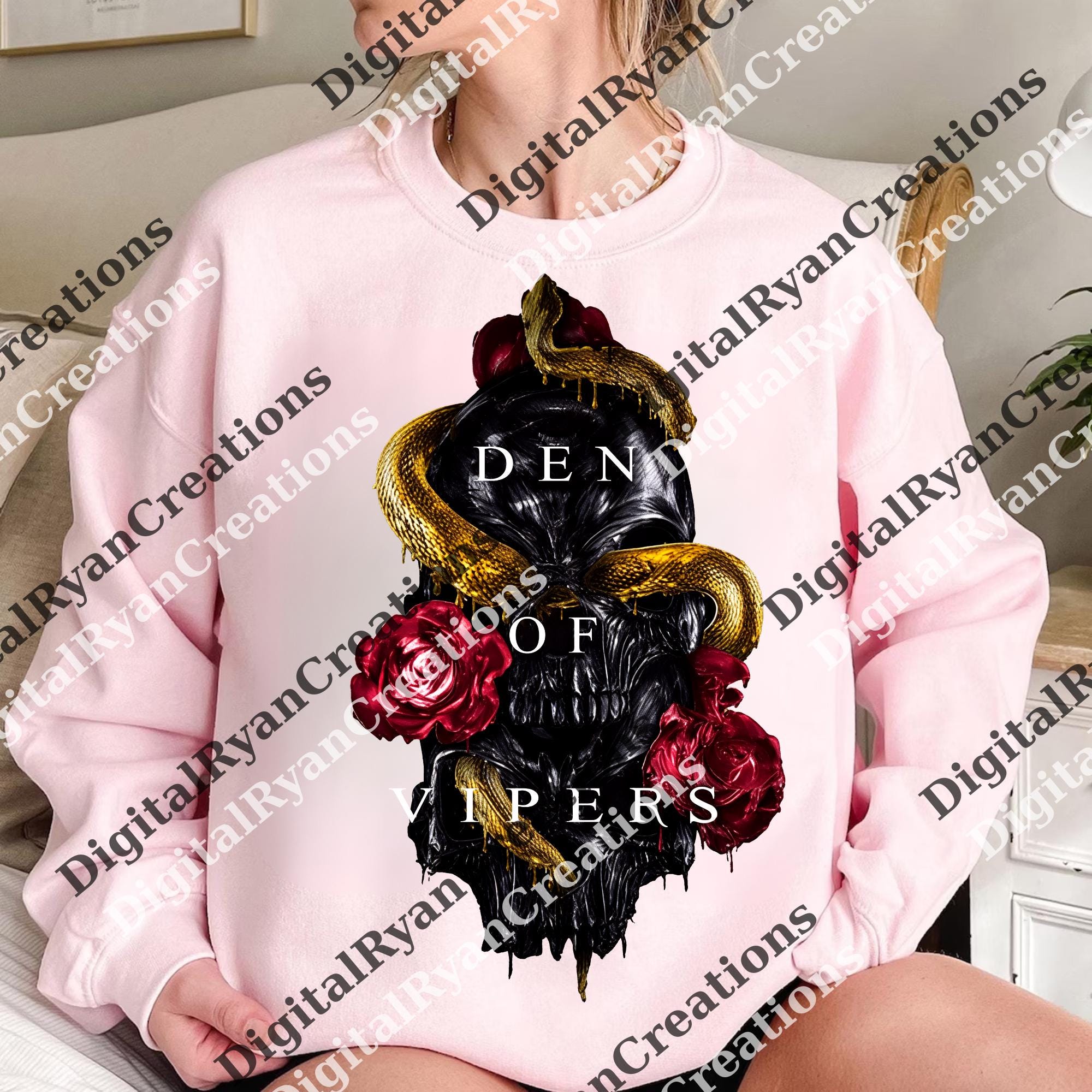 Den of Vipers Png, Bookish Png, Smut Gift, Bookish Png, Gift for Reader ...