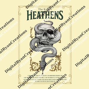 Heathens Legacy Of Gods png, Kiss The Villain png, Rina Kent Bookish png, Dark Romance png, Reader Spicy png, Bookish Merch