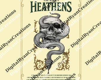 Heathens Vermächtnis der Götter png, Kiss The Bösewicht png, Rina Kent Bookish png, Dark Romance png, Reader Spicy png, Bookish Merch