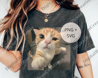 Funny Cats Meme png, Cute Cat Digital, Gen Z Joke png, Stupid Brainrot png, Cat Lover Gift, Funny Kitty png, Cool Cat Digital File