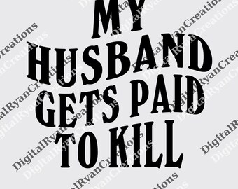 Mi marido te matará png, Pareja divertida png, Regalo de San Valentín para esposa, Camiseta unisex, Mujer png