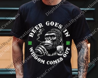 Whiskey Goes In Wisdom Comes Out Grappige png, cadeau bourbonliefhebber, whisky png, grappige bourbon png, digitaal drinken, whiskycadeau