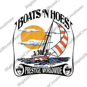 Boats N Hoes png, Movie Graphic svg, Vintage Style Comedy Film png, 4th of July svg
