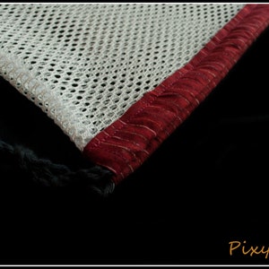 Red Stripe Eco Friendly Reusable Mesh Produce Bag size Large