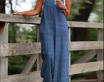 Boho Romper Summer Jumpsuit: Flight Suit Techwear Loose Fit Dress Hippie Overalls Kimono Wrap Dress