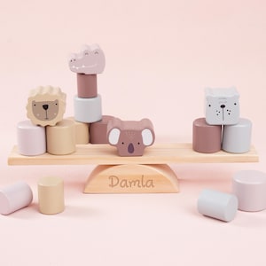 Perspnalized Wooden Building Blocks,Wooden Baby Toys, Educational Stacking Toys for Kids，Building Block Set，Toddler Gift