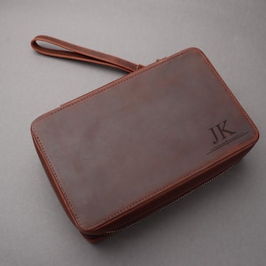Custom Leather Cigar Holder, Leather Cigar Case, igar Holder, Cigar Travel Case, Leather Cigar Holder with Cutter,Father&#39;s Day Gift
