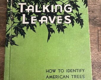 Vintage Talking Leaves book, signed by Author, Julius King