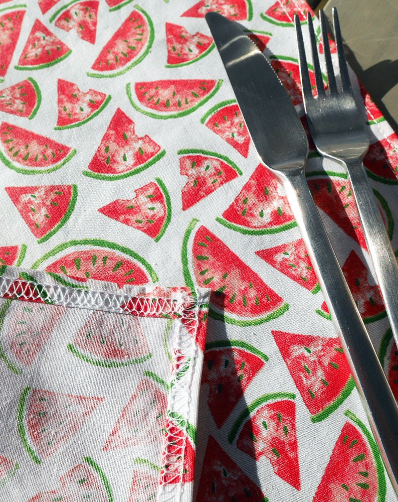 children school return to school green independence pink home kiwi elastic gift Napkin watermelon zero waste