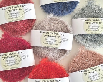 Tawashi - washable sponge - gratounette - various colors