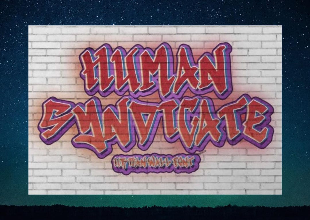 Human Syndicate Font - Blackletter Fonts, Serif Fonts, Classy Fonts ...