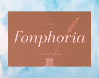 Fonphoria lettertype - branding lettertype, Serif-lettertype, modern lettertype, Swash-lettertype, lettertypen voor Cricut, stijlvol lettertype, Cricut lettertypen, modern Serif-lettertype