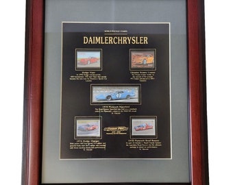 Daimler Chrysler Professionally Framed World Postage Stamps