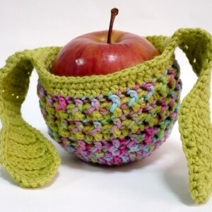 Apple Cozy Crochet Pattern Fruit Jacket Pattern PDF Instant Download Fruit Cozy Pattern image 3