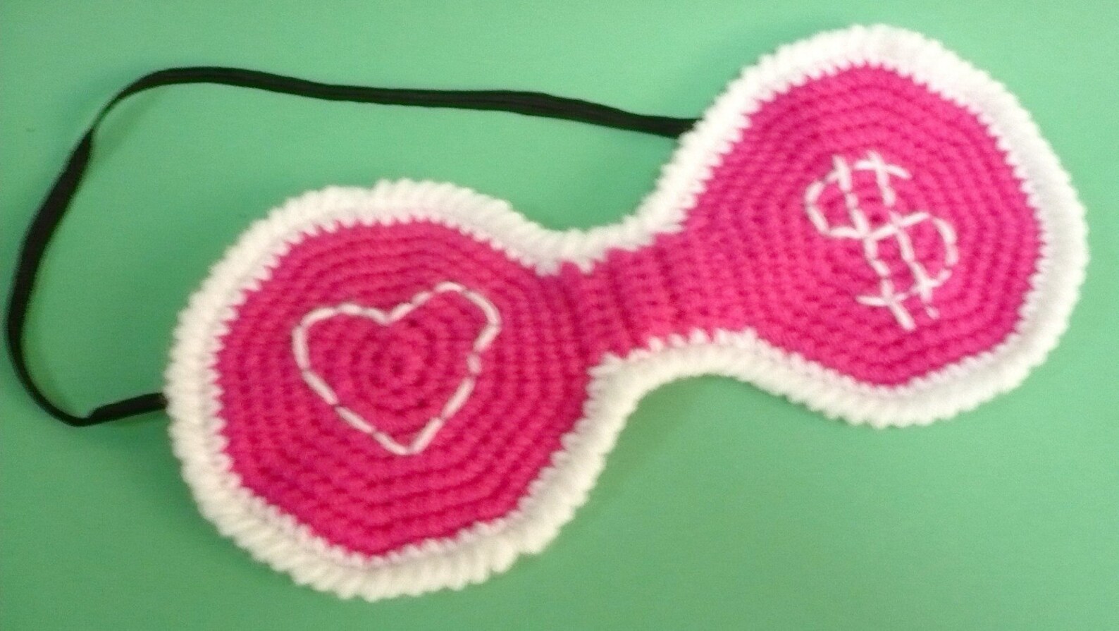 Eye Mask Crochet Pattern PDF Instant Download Sleeping Eye Mask Etsy