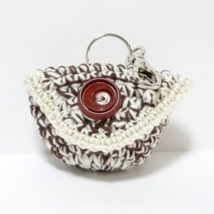 Small Coin Purse Crochet Pattern Pouch Crochet Pattern PDF Instant Download Small Purse with Flap Cover and Clasp