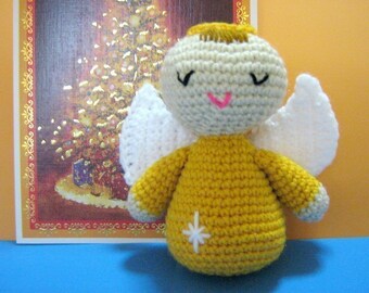 Engel haakpatroon Amigurumi pop haakpatroon PDF Instant Download Angel Nova