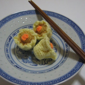 Food Crochet Pattern Dim Sum Crochet Pattern PDF Instant Download Chinese Dim Sum Pork Bun and Pork with Shrimp Dumpling image 3