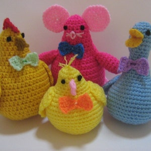 Amigurumi Crochet Pattern Animal Crochet Pattern PDF Instant Download Cute Animal Companions image 1