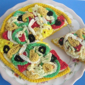 Pizza Crochet Pattern Crochet Food Pattern PDF Instant Download Pizza image 3