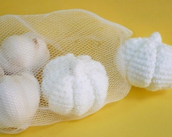 Patrón de crochet de ajo Patrón de crochet de comida PDF Descarga instantánea Bulbo de ajo