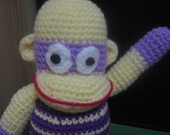 Monkey Crochet Pattern Toy Crochet Pattern Crochet Amigurumi Pattern PDF Instant Download Monkey Mosie