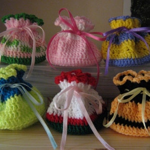 Pouch Crochet Pattern Mini Pouches Small Bag Crochet Pattern PDF Instant Download 画像 5