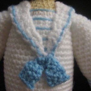 Amigurumi Doll Crochet Pattern Boy Crochet Pattern PDF Instant Download Sailorboy Scott image 3