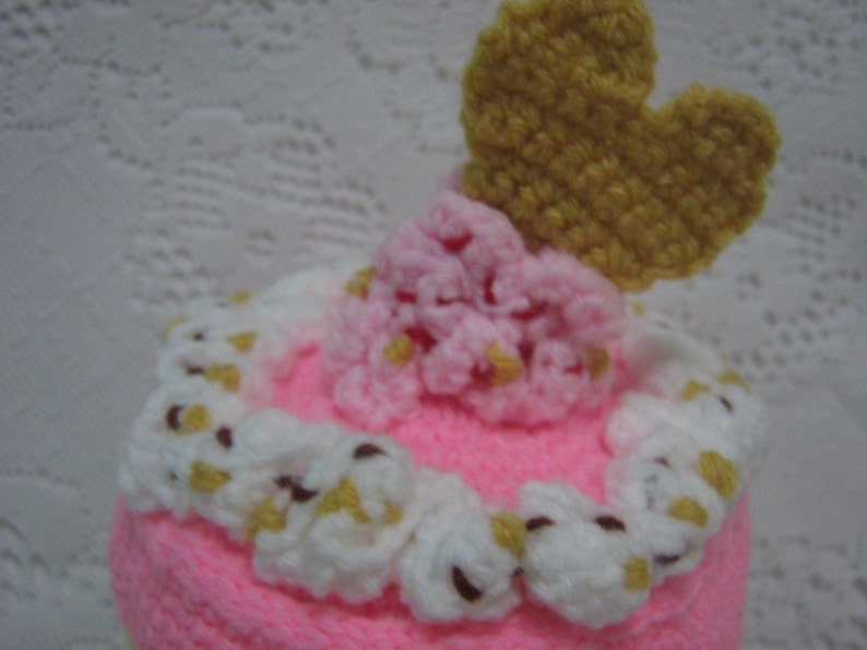 Sundae Crochet Pattern Food Crochet Pattern PDF Instant Download No-Glass Neapolitan Sundae image 2