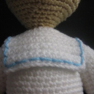 Amigurumi Doll Crochet Pattern Boy Crochet Pattern PDF Instant Download Sailorboy Scott image 4