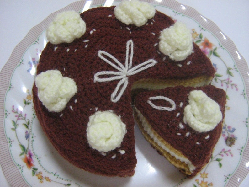 Cake Crochet Pattern Crochet Food Pattern PDF Instant Download Etsy Annies place christmas count down comfort food crochet