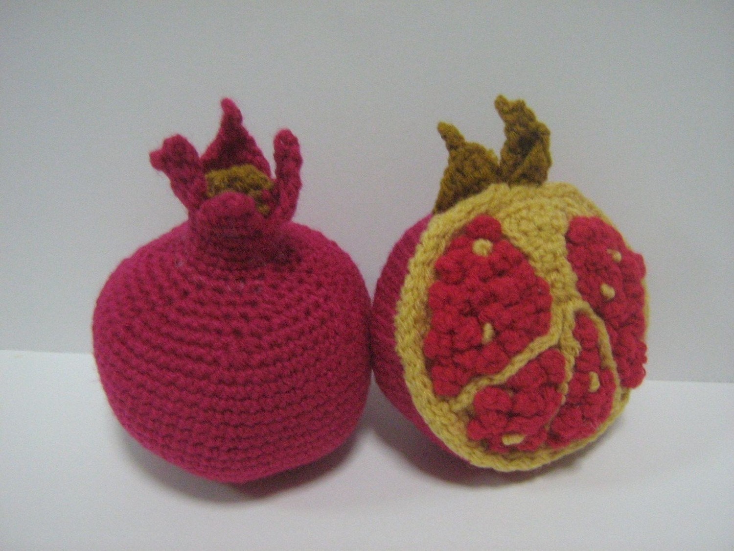 Fruit Crochet Pattern Pomegranate Crochet Pattern PDF Instant Etsy