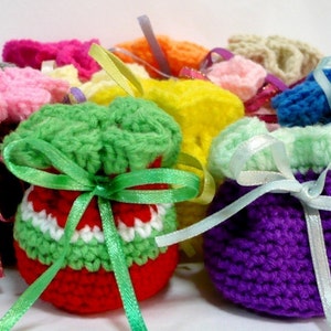 Drawstring Pouch Crochet Pattern Small Bag Crochet Pattern PDF - Etsy